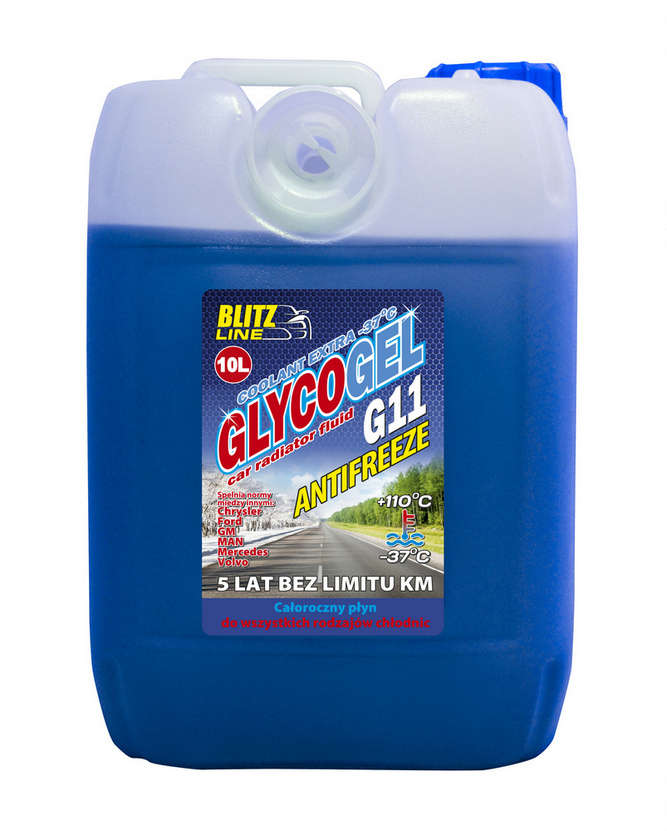 Антифриз Blitz Line Glycogel G11 ready-mix -37°C синий 10л BLITZ LINE 28882
